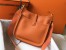 Hermes Evelyne III 29 PM Bag In Orange Clemence Leather