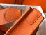 Hermes Evelyne III 29 PM Bag In Orange Clemence Leather