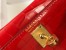 Hermes Kelly Mini II Bag In Red Embossed Crocodile Leather