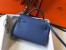 Hermes Kelly Mini II Bag In Blue Agate Epsom Leather