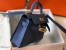 Hermes Kelly Mini II Bag In Blue Agate Epsom Leather