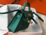 Hermes Kelly Mini II Bag In Malachite Epsom Leather