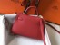 Hermes Kelly Mini II Bag In Rouge Vif Epsom Leather