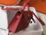 Hermes Kelly Mini II Bag In Rouge Vif Epsom Leather