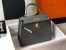 Hermes Kelly 25cm Sellier Bag In Ardoise Epsom Leather