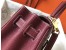 Hermes Kelly 28cm Retourne Bag In Bordeaux Clemence Leather