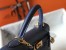 Hermes Kelly 28cm Sellier Bag In Blue Agate Epsom Leather