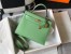 Hermes Kelly 28cm Sellier Bag In Vert Criquet Epsom Leather