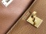 Hermes Kelly En Desordre 20 Handmade Bag In Gold Epsom Calfskin