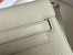 Hermes Kelly Elan Handmade Bag In Craie Chevre Mysore Leather 