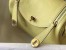 Hermes Lindy Mini Bag In Jaune Poussin Clemence Calfskin