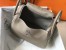 Hermes Lindy 26cm Bag In Gris Tourterelle Clemence With PHW