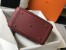 Hermes Bordeaux Clemence Lindy 30cm Bag with GHW