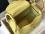 Hermes Jaune Poussin Clemence Lindy 30cm Bag with GHW