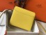 Hermes Sac Roulis Mini Bag In Yellow Evercolor Calfskin