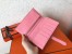 Hermes Bi-Color Epsom Bearn Wallet Grey/Pink