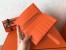 Hermes Bi-Color Epsom Bearn Wallet Malachite/Orange