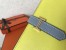Hermes Bi-Color Epsom Bearn Wallet Soufre/Blue Lin