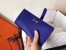 Hermes Blue Electric Epsom Bearn Gusset Wallet 