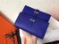 Hermes Blue Electric Epsom Bearn Gusset Wallet 