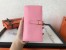 Hermes Pink Epsom Bearn Gusset Wallet