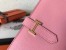 Hermes Pink Epsom Bearn Gusset Wallet