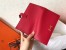 Hermes Red Epsom Bearn Gusset Wallet