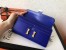 Hermes Blue Electric Epsom Constance Long Wallet