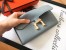 Hermes Blue Lin Epsom Constance Long Wallet