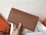 Hermes Brown Epsom Constance Long Wallet