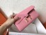 Hermes Pink Epsom Constance Long Wallet