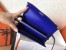 Hermes Kelly Classic Long Wallet In Blue Electric Epsom Leather