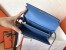 Hermes Kelly Classic Long Wallet In Blue Jean Epsom Leather