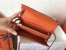 Hermes Kelly Classic Long Wallet In Orange Epsom Leather