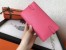 Hermes Kelly Classic Long Wallet In Pink Epsom Leather