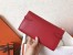 Hermes Kelly Classic Long Wallet In Red Epsom Leather