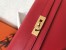 Hermes Kelly Classic Long Wallet In Red Epsom Leather