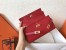 Hermes Kelly Classic Long Wallet In Red Epsom Leather