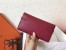 Hermes Kelly Classic Long Wallet In Ruby Epsom Leather