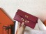 Hermes Kelly Classic Long Wallet In Ruby Epsom Leather