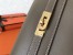 Hermes Kelly Classic Long Wallet In Taupe Epsom Leather