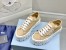 Prada Double Wheel Sneakers In Beige Nylon Gabardine 