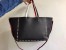 Valentino Black Rockstud Medium Reversible Tote