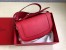 Valentino Supervee Crossbody Bag In Red Leather