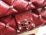 Valentino Small Candystud Crossbody Bag In Red Lambskin