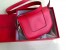 Valentino Small Supervee Crossbody Bag In Red Leather