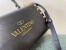 Valentino Rockstud Alcove Box Bag In Black Calfskin