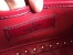 Valentino Rockstud Spike Small Bag In Red Lambskin