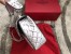 Valentino Rockstud Spike Medium Bag In Silver Metallic Lambskin