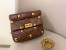 Valentino Medium Roman Stud Chain Bag In Teak Brown Nappa